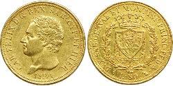 80 Lira Italian city-states 金 卡洛·費利切