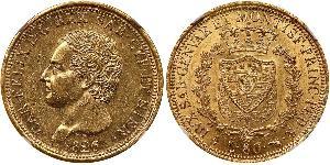 80 Lira Italian city-states 金 卡洛·費利切