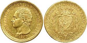80 Lira Italian city-states 金 卡洛·費利切