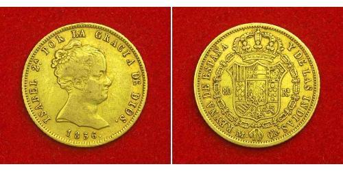 80 Real Spanien Gold 