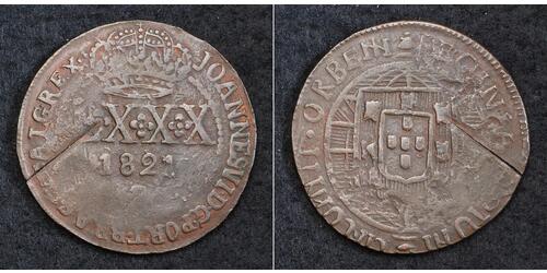 80 Reis Brasilien Kupfer 