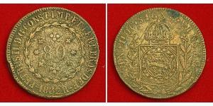80 Рейс Бразильська імперія (1822-1889) Мідь 