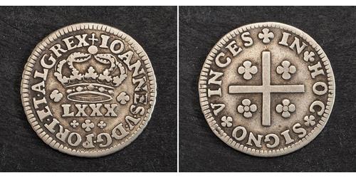 80 Рейс Королівство Португалія (1139-1910) Срібло 