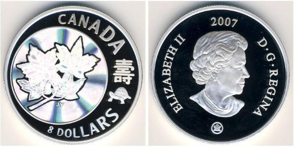 8 Dollar Kanada Silber 