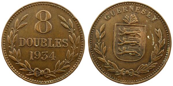 8 Double Guernsey Kupfer 