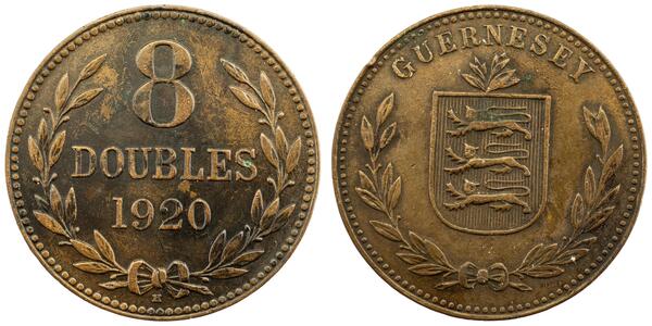 8 Double Guernsey Kupfer 