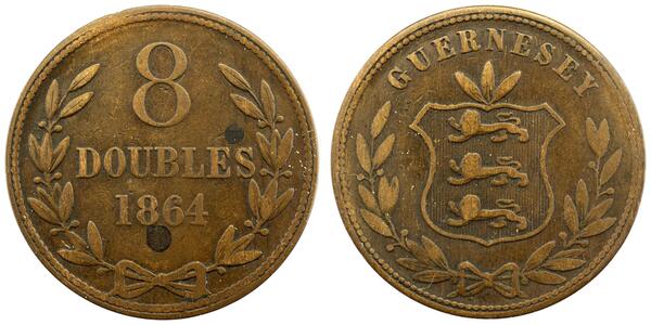 8 Double Guernsey Kupfer 