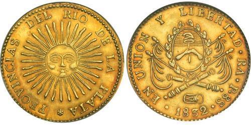 8 Escudo Argentinien (1861 - ) Gold 