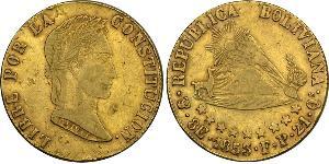 8 Escudo Bolivien (1825 - ) Gold 