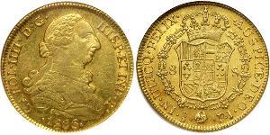 8 Escudo Chile Gold Karl IV (1748-1819)