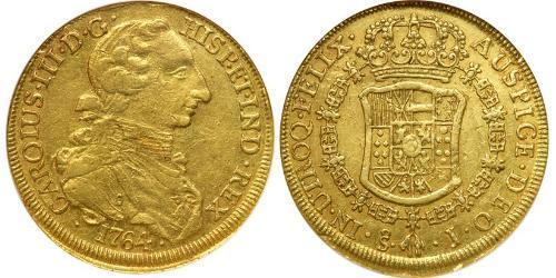 8 Escudo Chile Gold Karl III. von Spanien (1716 -1788)