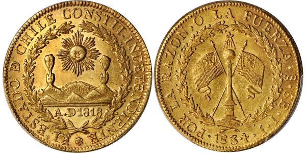 8 Escudo Chile Gold 