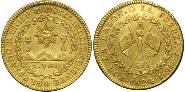 8 Escudo Chile Gold 