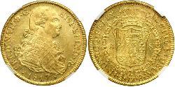 8 Escudo Chile Gold Ferdinand VII of Spain (1784-1833)