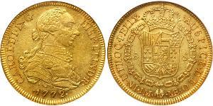 8 Escudo Peru Gold Karl III. von Spanien (1716 -1788)