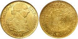 8 Escudo Peru Gold Charles III of Spain (1716 -1788)