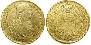 8 Escudo Vizekönigreich Neugranada (1717 - 1819) Gold Karl IV (1748-1819)