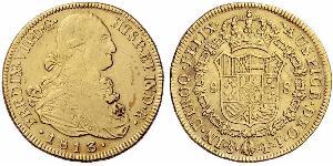 8 Escudo Chili Or Ferdinand VII d
