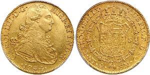 8 Escudo Nouvelle-Espagne (1519 - 1821) Or Charles IV d