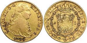 8 Escudo Nouvelle-Espagne (1519 - 1821) Or Charles IV d