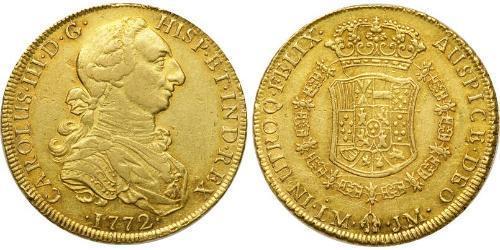 8 Escudo Pérou Or Charles III d