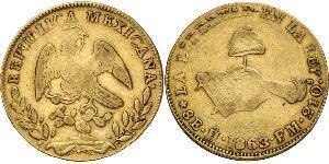 8 Escudo Second Federal Republic of Mexico (1846 - 1863) Or 