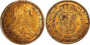 8 Escudo Bolivia / Virreinato del Río de la Plata (1776 - 1814) Oro Carlos III de España (1716 -1788)