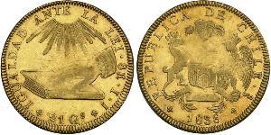 8 Escudo Chile Oro 