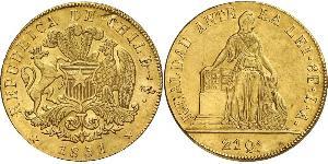 8 Escudo Chile Oro 