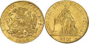 8 Escudo Chile Oro 