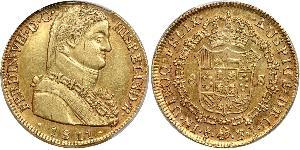 8 Escudo Chile Oro Fernando VII de España (1784-1833)