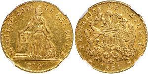 8 Escudo Chile Oro 