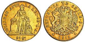 8 Escudo Chile Oro 