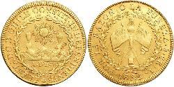 8 Escudo Cile Oro 