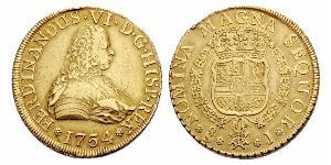 8 Escudo Cile Oro Ferdinando VI di Spagna (1713-1759)