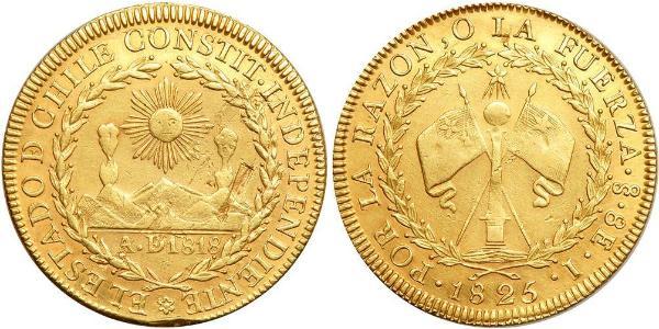8 Escudo Cile Oro 