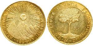 8 Escudo Guatemala Oro 