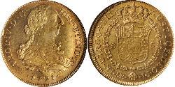 8 Escudo Perù Oro Carlo IV di Spagna (1748-1819)