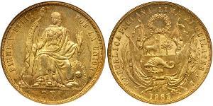 8 Escudo Perù Oro 