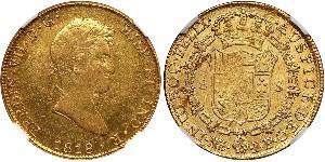 8 Escudo Perú Oro Fernando VII de España (1784-1833)