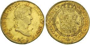 8 Escudo Perú Oro Fernando VII de España (1784-1833)