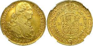 8 Escudo Perú Oro Carlos IV de España (1748-1819)