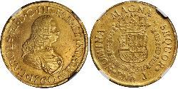 8 Escudo Virreinato de Nueva Granada (1717 - 1819) Oro Carlos III de España (1716 -1788)