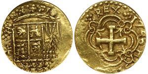 8 Escudo Virreinato de Nueva Granada (1717 - 1819) Oro 