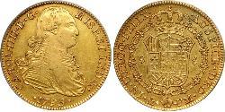 8 Escudo Virreinato de Nueva España (1519 - 1821) Oro Carlos IV de España (1748-1819)