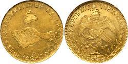 8 Escudo 墨西哥合眾國 (1824 (1824 - 1835) 金 