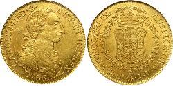 8 Escudo 新格拉納達總督轄區 (1717 - 1819) 金 卡洛斯三世 (西班牙) (1716 -1788)