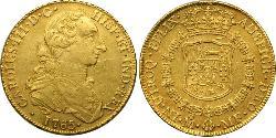 8 Escudo 新西班牙總督轄區 (1535 - 1821) 金 卡洛斯三世 (西班牙) (1716 -1788)