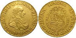 8 Escudo 新西班牙總督轄區 (1535 - 1821) 金 卡洛斯三世 (西班牙) (1716 -1788)