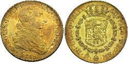 8 Escudo 新西班牙總督轄區 (1535 - 1821) 金 卡洛斯三世 (西班牙) (1716 -1788)